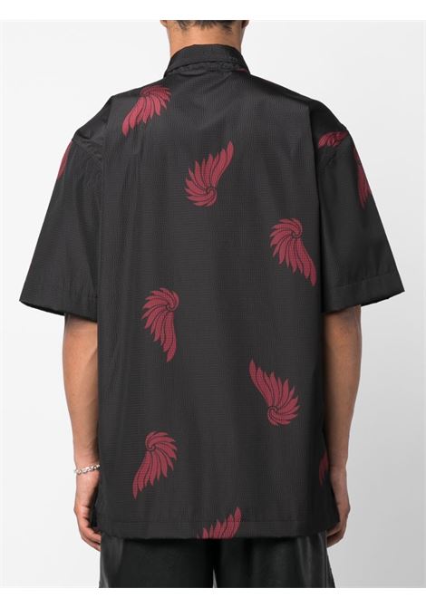 camicia oversized con stampa DRIES VAN NOTEN | Camicia | CASSIDYE6034900